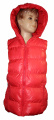 Dívčí vesta, dětská vesta, prošívaná vesta, červené vesta | 140