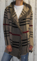 Dámský kabát dámský kardigan pletený kardigan dámský dlouhý svetr FASHION