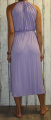 Dámské dlouhé letní šaty, plážové šaty, pohodlné šaty, dlouhé dámské šaty s rozparky, fialové dlouhé šaty Italy Moda