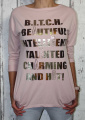 Dámské bavlněné tričko dl.rukáv dámská tunika Italy Moda