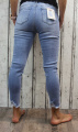 dámské elastické džíny, džíny skiny, dívčí elastické džíny, krátké džíny, modré džíny, džíny skiny, džíny s vysokým pasem Italy Moda
