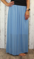 Dámská tylová sukně, tylová sukýnka, dlouhá tylová sukně, dámská dlouhá sukně, modrá tylovka, modrá tylová sukně Italy Moda