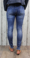 dámské elastické džíny, džíny slimky, dívčí slimky, dívčí elastické džíny, modré džíny, džíny skiny, trhané modré džíny, džíny s vysokým pasem Italy Moda