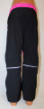 Dětské softshellové kalhoty KUGO, zateplené kalhoty, zimní kalhoty, podzimní kalhoty, dívčí softshellové kalhoty, dětské zateplené kalhoty, softshellové kalhoty, černo-růžové teplé kalhoty