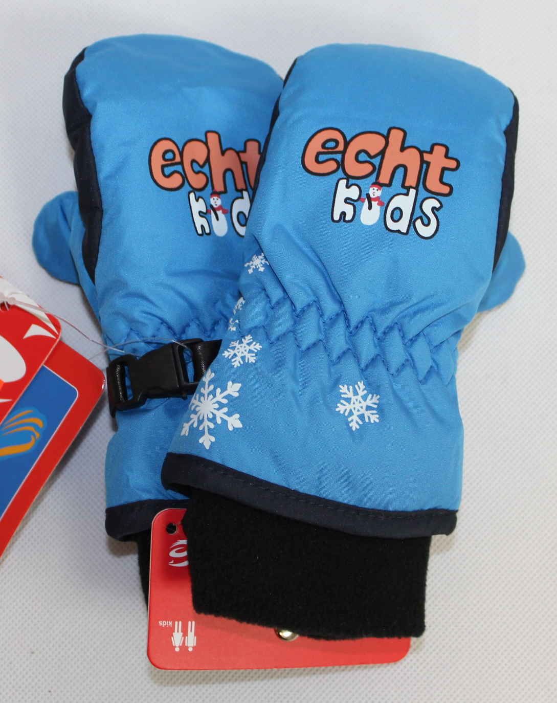 Dětské zimní palčáky, zimní rukavice, dětské rukavice, lyžařské palčáky, černé palčáky, modré palčáky, chlapecké zimní rukavice, nepromokavé rukavice Echt