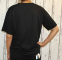 Dámské dlouhé tričko, dámské triko, černé dlouhé tričko, triko s krátkým rukávem, bavlněné triko, černé triko, bavlněné tričko s krátkým rukávem Italy Moda