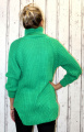 Dámský svetr, dámský oversize svetr, dámský dlouhý svetr, dlouhý teplý rolák, dlouhý zelený svetr, teplý svetr, svetr s rolákem, dámský zelený rolák, dlouhý zelený svetr Italy Moda