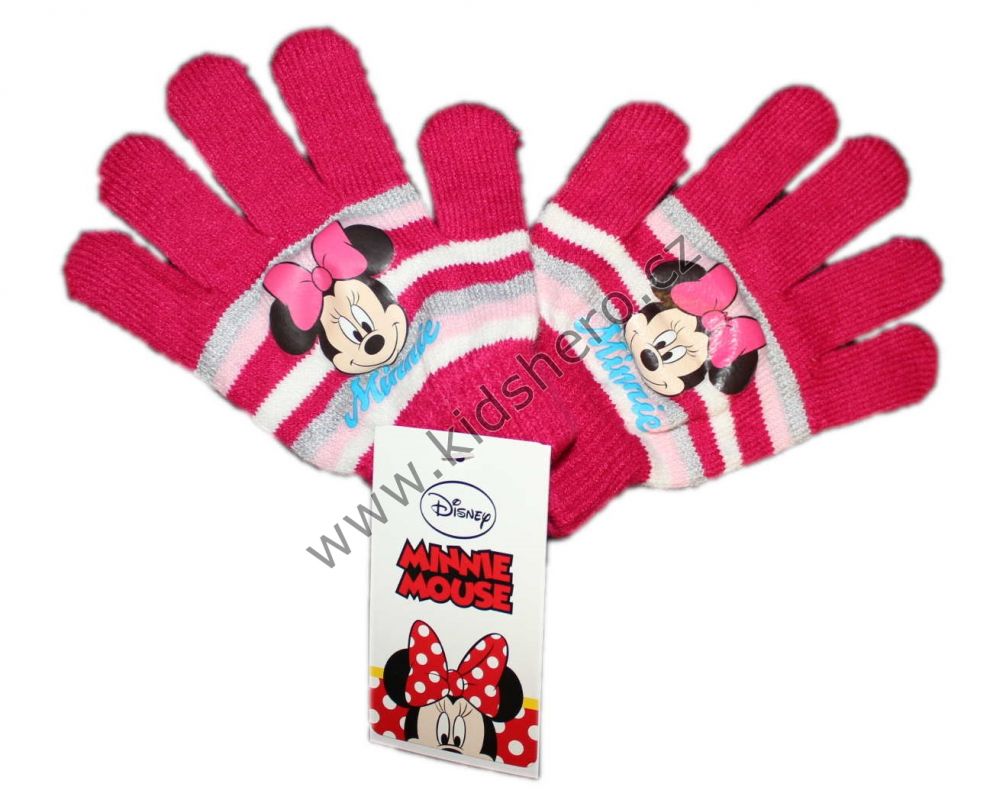 Prstové rukavice Minnie dívčí rukavice Disney