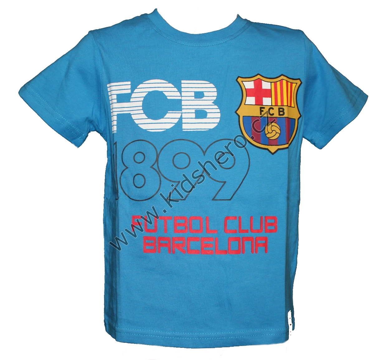 Dětské triko FC BARCELONA krátký rukáv chlapecké Messi