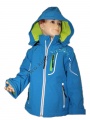 Dětská jarní softshellová bunda KUGO, modrá jarní bunda, softshellová bunda | 116, 128