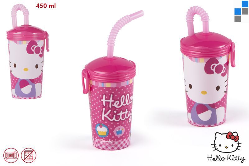 Plastová láhev na pití Hello Kitty Sanrio