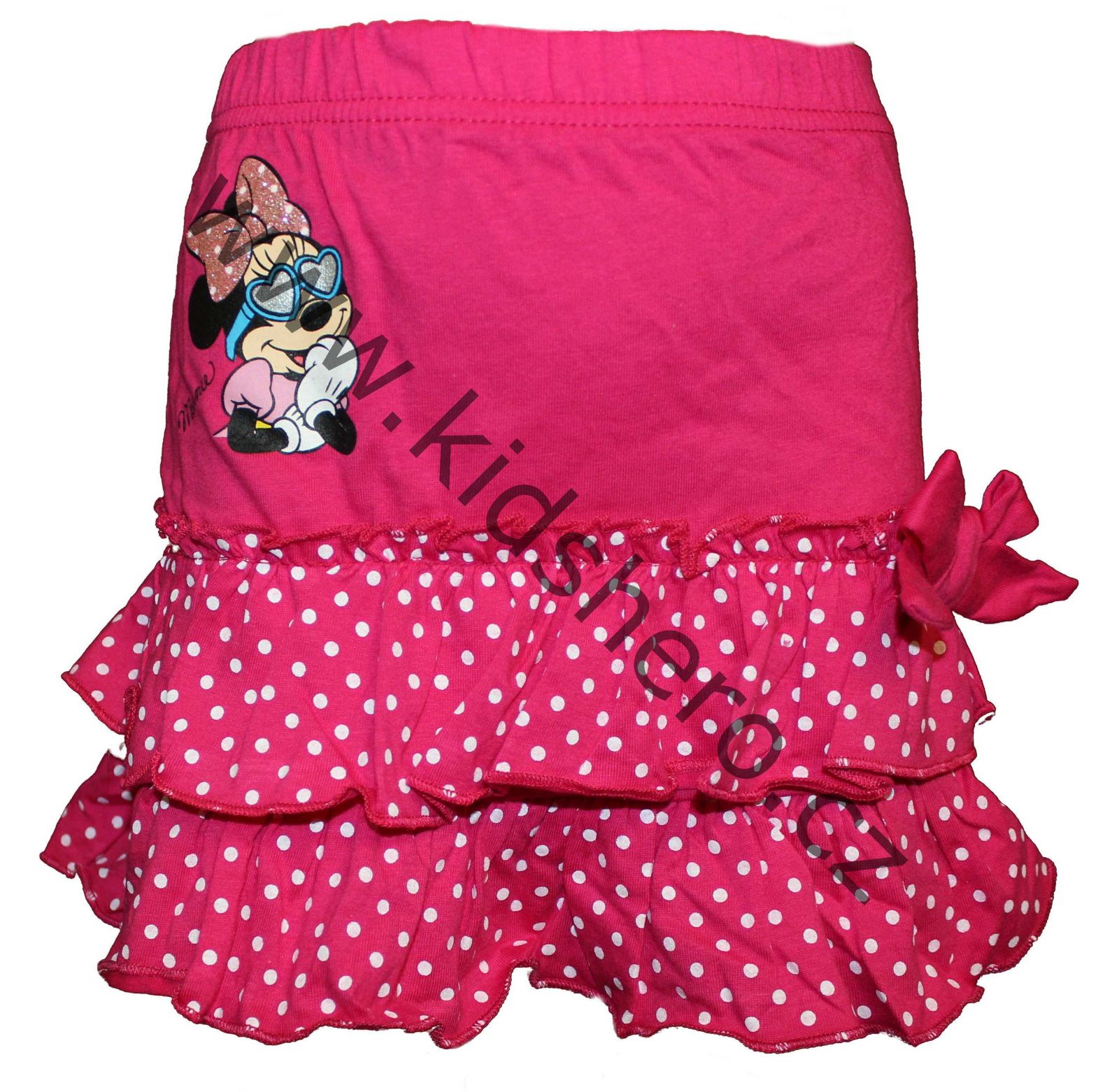 Dětská sukně Minnie, dívčí bavlněná sukně Minnie, sukýnka Disney