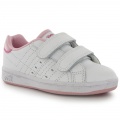 Dětské boty, sportovní boty LONSDALE Leyton Velcro - bílo-růžové