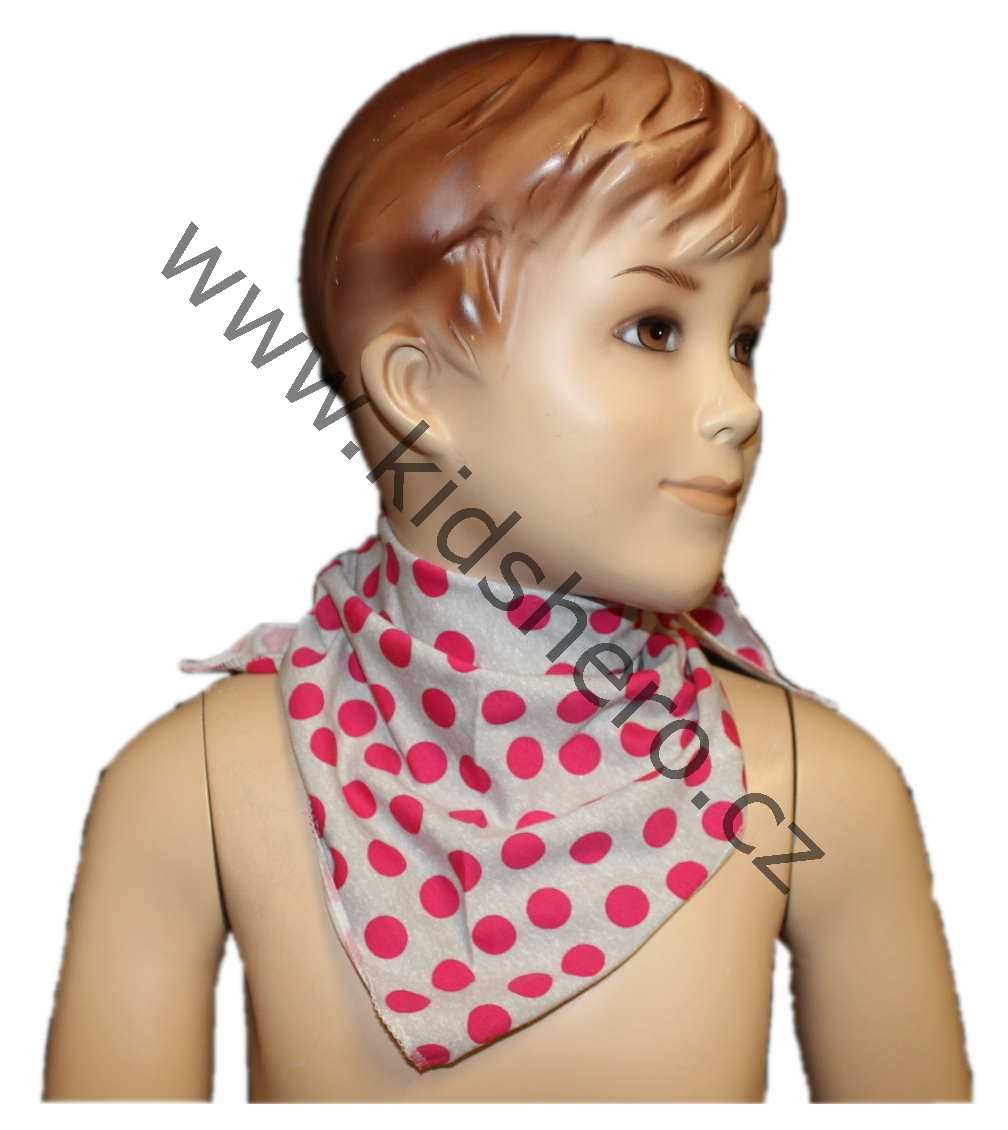 Šátek, nákrčník, dětský nákrčník, dětský šátek na krk, šátek na hlavu