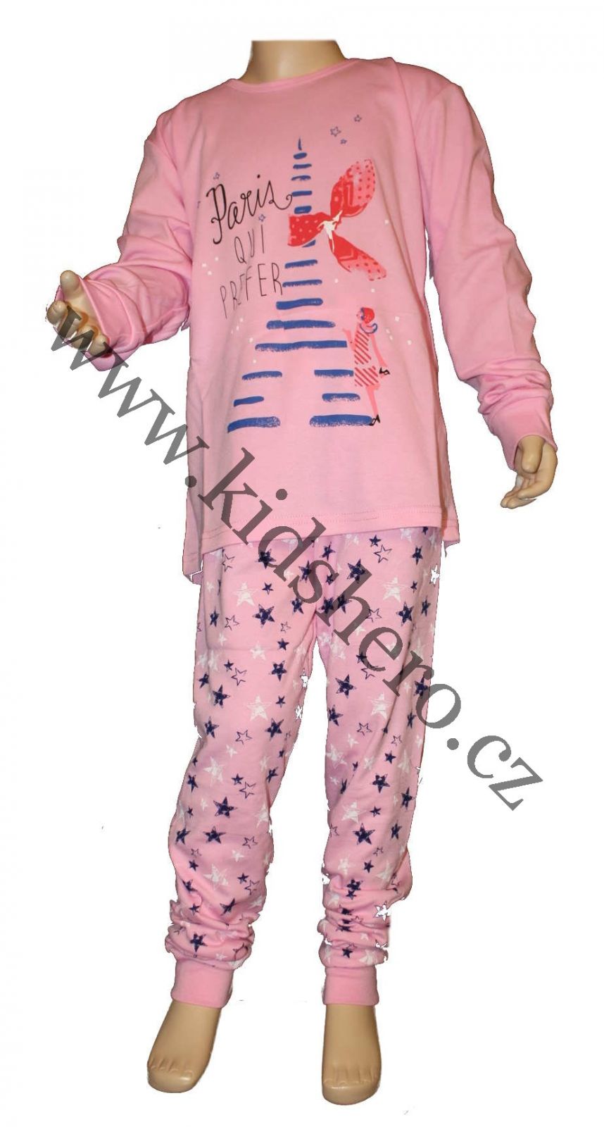 Dívčí pyžamo dětské bavlněné pyžamo dlouhé pyžamo